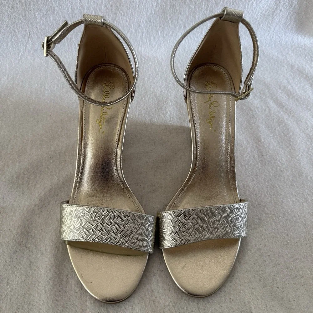 LILLY PULITZER BRIDGETTE WEDGE SANDALS SIZE 9M